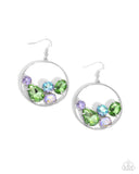 Paparazzi Treasure Timbre - Green Earring