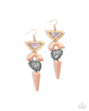 Paparazzi Shape Shifting Stones - Multi Earring