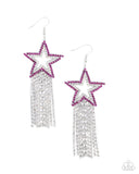 Paparazzi Sunset Superstar - Pink Earring