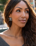 Paparazzi Blooming Belle - Black Earring