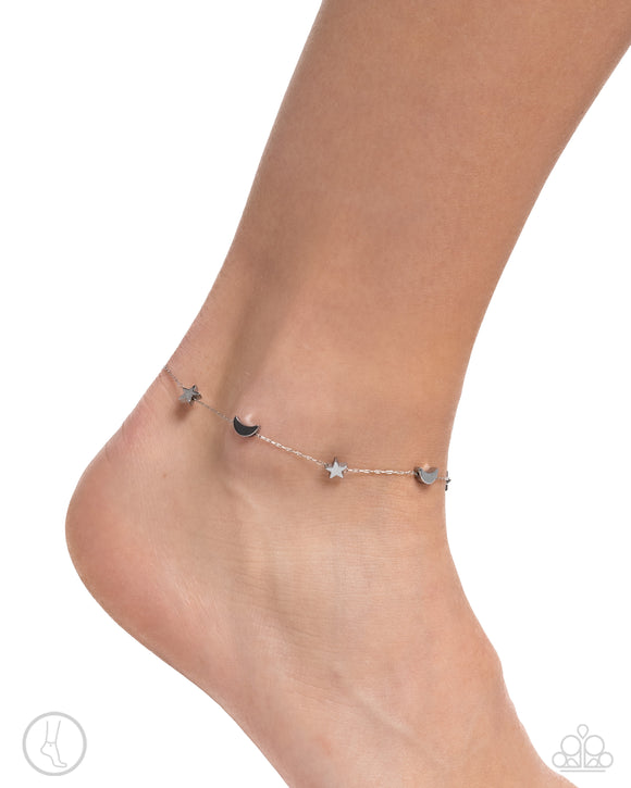 Paparazzi Cosmic Craze - Silver Anklet