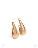 Paparazzi Positive Change - Gold Earrings