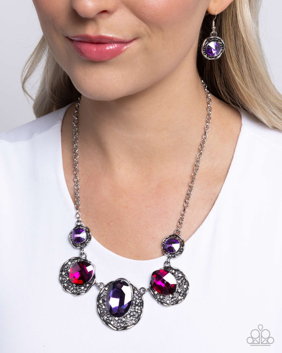 Paparazzi City Color - Purple Necklace