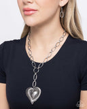 Paparazzi High Fidelity - Silver Necklace