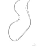 Paparazzi Classy Companion - Silver Necklace