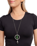 Paparazzi Poetic Patio - Green Necklace