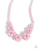 Paparazzi Austen Adornment - Pink Necklace