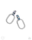 Paparazzi Guarded Glitz - Blue CLIP Earring