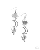 Paparazzi Wishfully Western - Silver Earring
