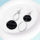 Paparazzi Obsessive Ostinato - Black Earring