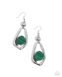 Paparazzi Scouting Spirals - Green Earring