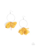 Paparazzi Perennial Perspective - Yellow Earring