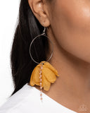 Paparazzi Perennial Perspective - Yellow Earring