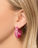 Paparazzi Stellar Significance - Pink Earring