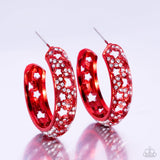 Paparazzi Stellar Significance - Red Earring