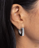 Paparazzi Fortnight Fashion - Silver Earring