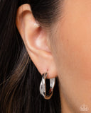 Paparazzi Genuine Glitz - Silver Earring