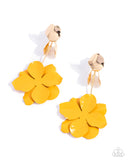 Paparazzi Malibu Moderato - Gold Earring