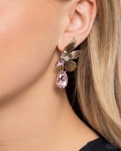 Paparazzi Showstopping Symphony - Pink Earring