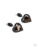 Paparazzi Whimsical Wrangler - Black Earring