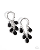 Paparazzi Highest Grade - Black Earring