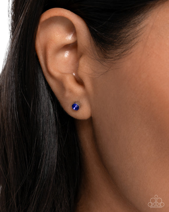 Paparazzi Logical Light - Blue Earring