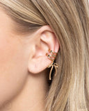 Paparazzi Ballet Lacing - Gold Earring