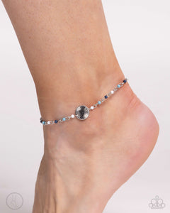 Paparazzi Florida Freestyle - Blue Anklet