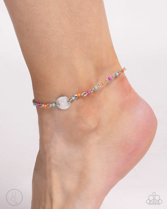 Paparazzi Florida Freestyle - Multi Anklet