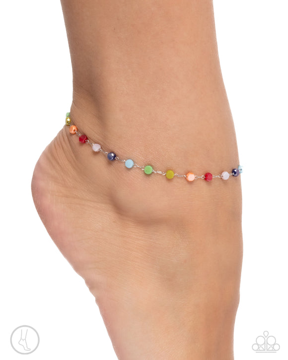 Paparazzi Colorful Candy - Multi Anklet