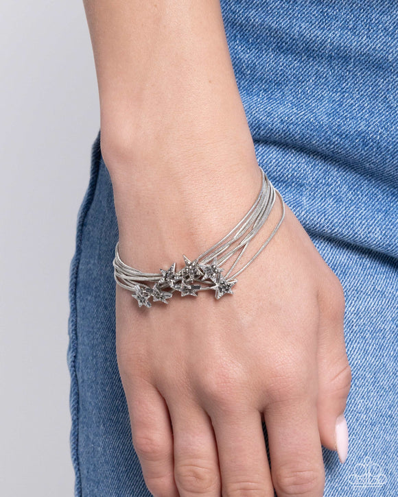 Paparazzi Guest Star - Silver Bracelet