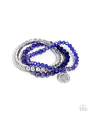 Paparazzi Heroic Haute - Blue Bracelet