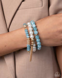 Paparazzi Marbled Mirage - Blue Bracelet