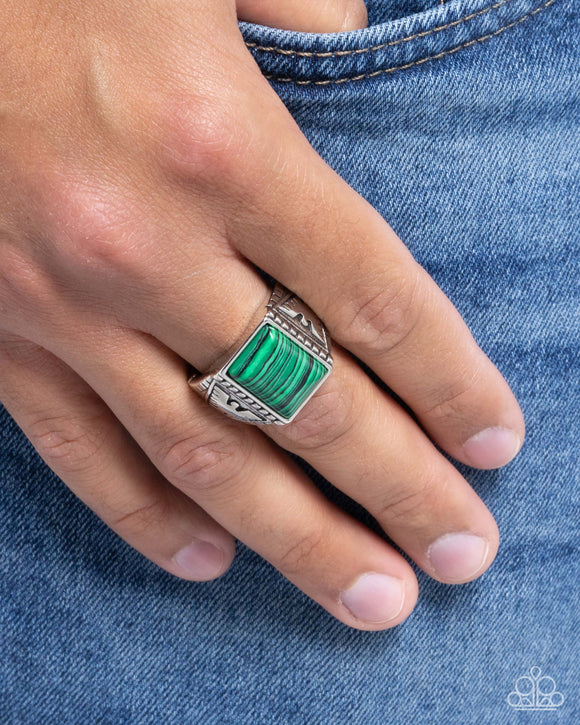 Paparazzi Free-Spirited Finesse - Green Ring