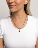 Paparazzi Valuable Valor - Red Necklace