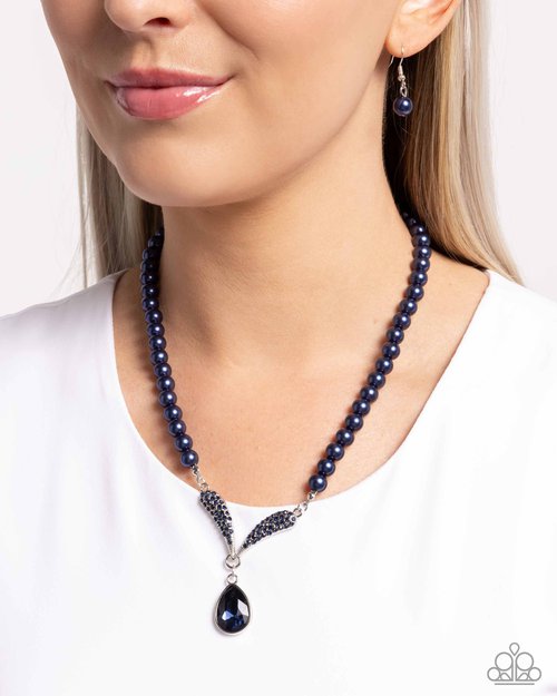 Paparazzi Avant-Garde Adornment - Blue Necklace