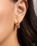 Paparazzi Lethal Layers - Gold Earring