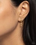 Paparazzi Lunar Language - Gold Earring