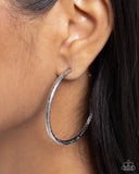Paparazzi Serious Sass - Silver Earring