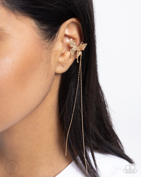 Paparazzi Take Flight - Gold Earring