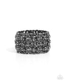 Paparazzi Woven Wardrobe - Black Bracelet