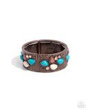 Paparazzi Folksy Fame - Copper Bracelet