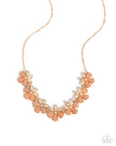 Paparazzi Consistent Chic - Orange Necklace