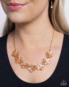 Paparazzi Consistent Chic - Orange Necklace