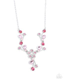 Paparazzi Blossom Queen - Pink Necklace