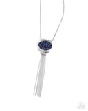 Paparazzi Chained Complication - Blue Necklace