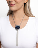 Paparazzi Chained Complication - Blue Necklace