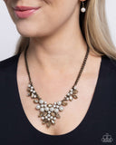 Paparazzi Fresh Facets - Brass Necklace