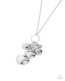 Paparazzi Heart Haul - Silver Necklace