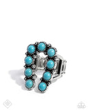 Paparazzi Wild West Whisper - Blue Ring